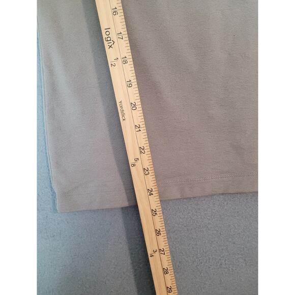 Tory Burch Graphic Print Tank Top Scoop Neck Taupe Medium - Picture 6 of 8